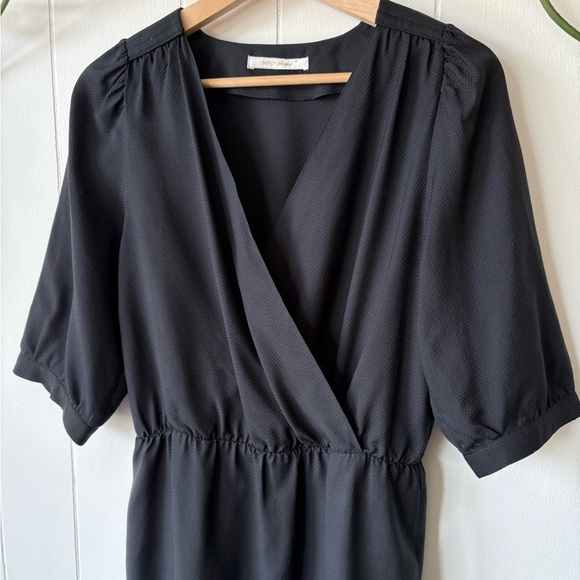 Sessun Silk Black Dress | Size Small - Picture 4 of 6